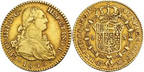 2 escudos. 1800. Madrid. MF. VI-1049. MBC.
