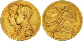 Medalla. Exposición General de Bellas Artes. Madrid. 1908. Medalla de Honor. Miguel Blay. Grabador: B. Maura. AR 74 g. Ø 50mm. SC.