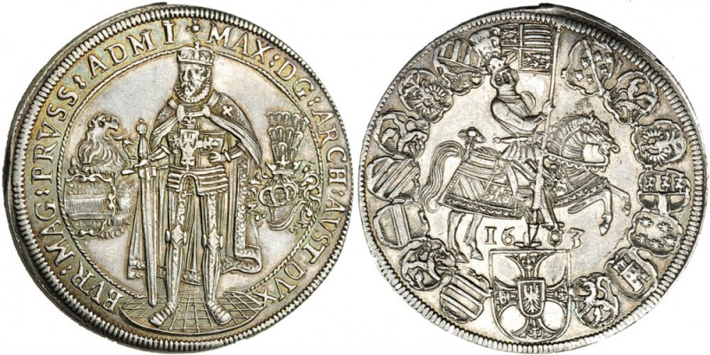 ESTADOS ALEMANES. Orden Teutónica. Taler. 1603. DAV-5848. EBC-.