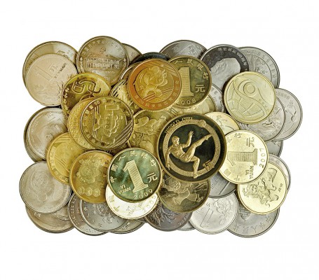 CHINA. 61 monedas diferentes de yuan. 1981-2011. SC.