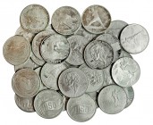 ESTADOS UNIDOS DE NORTEAMÉRICA. 36 monedas de 1 dólar conmemorativos diferentes de plata. 1983-1995. KM-209 (4)/210(4)/214(2)/220(2)/222(2)/ 225(2)/22...