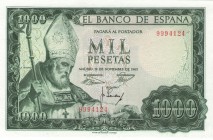 1000 pesetas. 11-1965. Sin serie. ED-D72. Plancha.