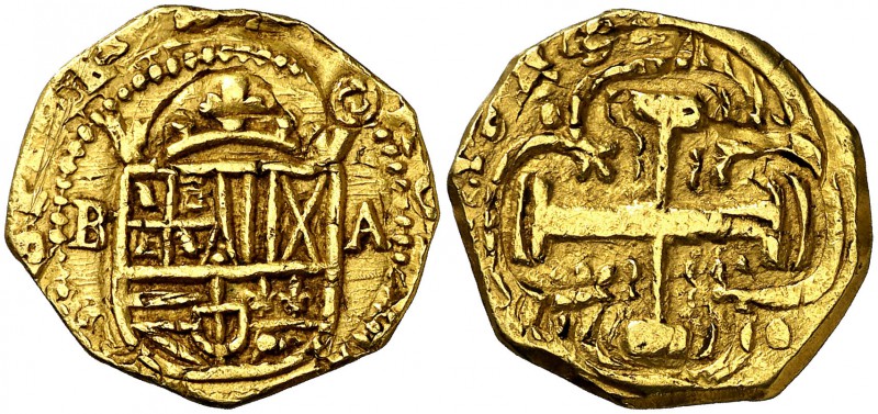 1685/4. Carlos II. Barcelona. 2 escudos. (Cal. 121, mismo ejemplar, no indica la...