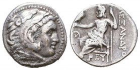 MACEDONIAN KINGDOM. Alexander III the Great (336-323 BC). AR Drachm.

Condition: Very Fine

Weight: 4,1 gr
Diameter: 18,4 mm