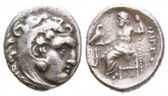 MACEDONIAN KINGDOM. Alexander III the Great (336-323 BC). AR Drachm.

Condition: Very Fine

Weight: 4,1 gr
Diameter: 16,6 mm