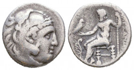 MACEDONIAN KINGDOM. Alexander III the Great (336-323 BC). AR Drachm.

Condition: Very Fine

Weight: 4 gr
Diameter: 18,1 mm