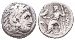 MACEDONIAN KINGDOM. Alexander III the Great (336-323 BC). AR Drachm.

Condition: Very Fine

Weight: 4 gr
Diameter: 16,8 mm
