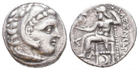 MACEDONIAN KINGDOM. Alexander III the Great (336-323 BC). AR Drachm.

Condition: Very Fine

Weight: 4 gr
Diameter: 18 mm