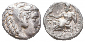 MACEDONIAN KINGDOM. Alexander III the Great (336-323 BC). AR Drachm.

Condition: Very Fine

Weight: 4,2 gr
Diameter: 15,8 mm