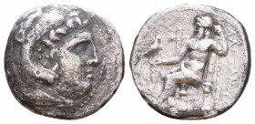MACEDONIAN KINGDOM. Alexander III the Great (336-323 BC). AR Drachm.

Condition: Very Fine

Weight: 3,7 gr
Diameter: 18,2 mm