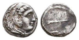 Greek Obol, Ca. 350-300 BC. AR.

Condition: Very Fine

Weight: 0,7 gr
Diameter: 8,3 mm