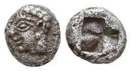 Greek Obol, Ca. 350-300 BC. AR.

Condition: Very Fine

Weight: 0,8 gr
Diameter: 8,3 mm