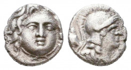 Greek Obol, Ca. 350-300 BC. AR.

Condition: Very Fine

Weight: 0,9 gr
Diameter: 9,7 mm