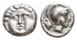 Greek Obol, Ca. 350-300 BC. AR.

Condition: Very Fine

Weight: 0,9 gr
Diameter: 8,9 mm