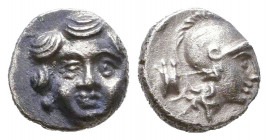 Greek Obol, Ca. 350-300 BC. AR.

Condition: Very Fine

Weight: 0,9 gr
Diameter: 9,1 mm