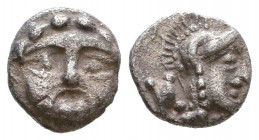 Greek Obol, Ca. 350-300 BC. AR.

Condition: Very Fine

Weight: 0,9 gr
Diameter: 10 mm