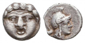 Greek Obol, Ca. 350-300 BC. AR.

Condition: Very Fine

Weight: 0,8 gr
Diameter: 9,7 mm