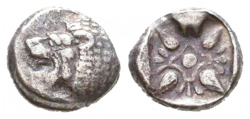 Greek Obol, Ca. 350-300 BC. AR.

Condition: Very Fine

Weight: 1 gr
Diameter: 9,...