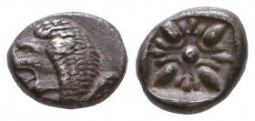 Greek Obol, Ca. 350-300 BC. AR.

Condition: Very Fine

Weight: 1,1 gr
Diameter: 9,9 mm