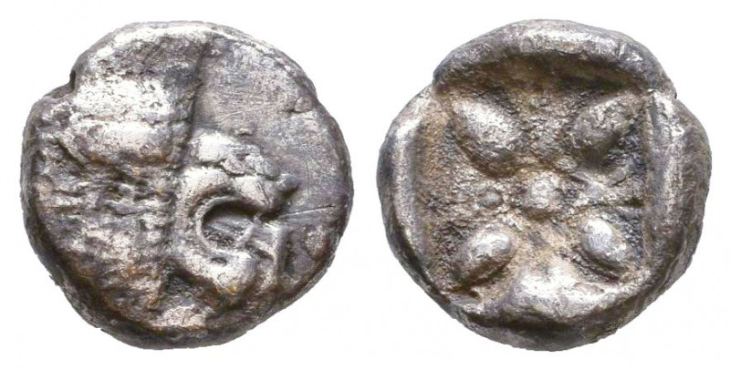 Greek Obol, Ca. 350-300 BC. AR.

Condition: Very Fine

Weight: 1,1 gr
Diameter: ...