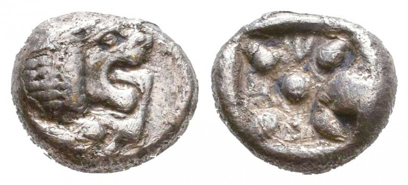 Greek Obol, Ca. 350-300 BC. AR.

Condition: Very Fine

Weight: 1,1 gr
Diameter: ...