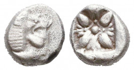 Greek Obol, Ca. 350-300 BC. AR.

Condition: Very Fine

Weight: 1,3 gr
Diameter: 9,6 mm