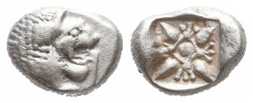 Greek Obol, Ca. 350-300 BC. AR.

Condition: Very Fine

Weight: 1,2 gr
Diameter: 9,9 mm