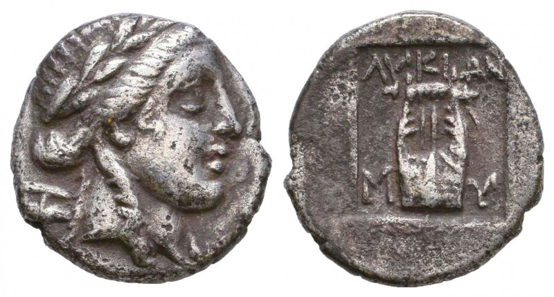 Lykian League AR Hemidrachm. Masikytes mint, circa 42 BC. 

Condition: Very Fine...