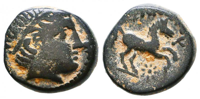 KINGS OF MACEDON. Alexander III 'the Great' (336-323 BC). Ae. Macedonian mint.
O...