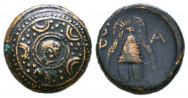 KINGS OF MACEDON. Alexander III 'the Great' (336-323 BC). Ae. 

Condition: Very Fine

Weight: 4 gr
Diameter: 15,9 mm