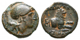 KINGS of THRACE, Macedonian. Lysimachos. 305-281 BC. Æ 

Condition: Very Fine

Weight: 2,2 gr
Diameter: 13,9 mm