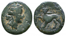 LYDIA. Sardes. 2nd to 1st centuries BC. AE.

Condition: Very Fine

Weight: 4,8 gr
Diameter: 17,7 mm