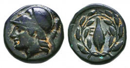 Aeolis. Elaia 400 BC. Bronze Æ 

Condition: Very Fine

Weight: 1,4 gr
Diameter: 11,3 mm