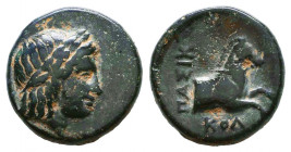 IONIA, Kolophon. Circa 360-330 BC. Æ 

Condition: Very Fine

Weight: 2,1 gr
Diameter: 13,2 mm