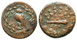 Cilicia. Seleukeia ad Kalykadnon 200-100 BC. Ae

Condition: Very Fine

Weight: 4 gr
Diameter: 18,8 mm