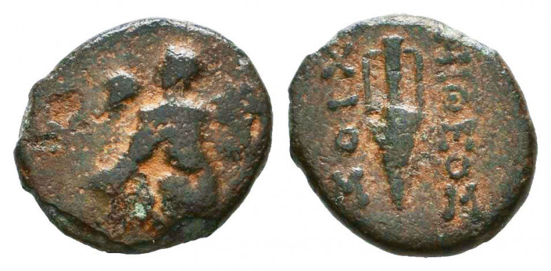 Ionia, Chios (after 84 BC), Æ 

Condition: Very Fine

Weight: 0,7 gr
Diameter: 1...