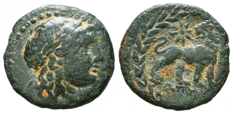 Ionia. Miletos circa 190 BC. Ae.

Condition: Very Fine

Weight: 4,1 gr
Diameter:...