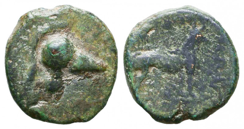 Thessaly, Skotussa. 3rd century B.C. Æ chalkous

Condition: Very Fine

Weight: 2...