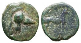 Thessaly, Skotussa. 3rd century B.C. Æ chalkous

Condition: Very Fine

Weight: 2,5 gr
Diameter: 15 mm