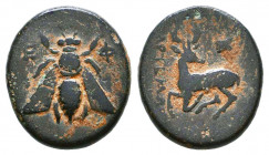IONIA, Ephesos. Circa 200 BC. Æ

Condition: Very Fine

Weight: 2,1 gr
Diameter: 15,1 mm