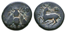 IONIA, Ephesos. Circa 200 BC. Æ

Condition: Very Fine

Weight: 2,2 gr
Diameter: 13,4 mm
