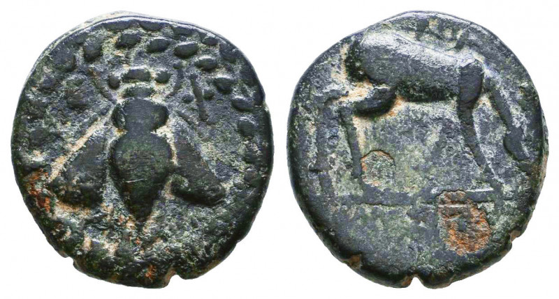 IONIA, Ephesos. Circa 200 BC. Æ

Condition: Very Fine

Weight: 2,6 gr
Diameter: ...