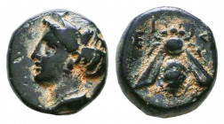 IONIA, Ephesos. Circa 200 BC. Æ

Condition: Very Fine

Weight: 1,5 gr
Diameter: 10,3 mm