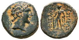 Kings of Bithynia. Prusias II (182-149 BC). Æ 

Condition: Very Fine

Weight: 4,3 gr
Diameter: 18 mm