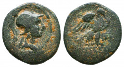 Greek Coins, Ae.

Condition: Very Fine

Weight: 3,1 gr
Diameter: 17,5 mm