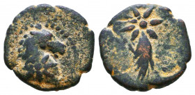 PONTOS. Uncertain. Time of Mithradates VI, circa 130-100 BC. AE.

Condition: Very Fine

Weight: 2,1 gr
Diameter: 15,2 mm