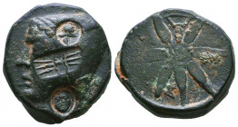 PONTOS. Uncertain. Time of Mithradates VI, circa 130-100 BC. AE.

Condition: Very Fine

Weight: 20,7 gr
Diameter: 26 mm