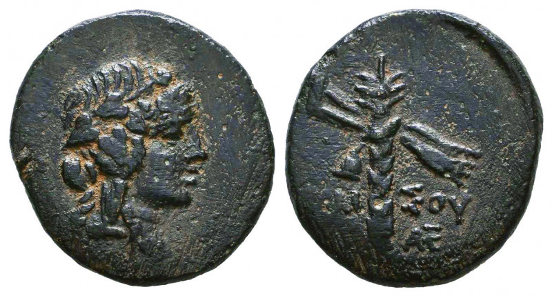 PONTOS, Amisos. Circa 100-95 BC. Æ

Condition: Very Fine

Weight: 3,1 gr
Diamete...