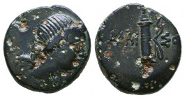 PONTOS, Amisos. Circa 100-95 BC. Æ

Condition: Very Fine

Weight: 4 gr
Diameter: 16,4 mm