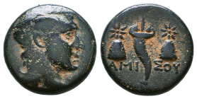 PONTOS, Amisos. Circa 100-95 BC. Æ

Condition: Very Fine

Weight: 4 gr
Diameter: 16,6 mm